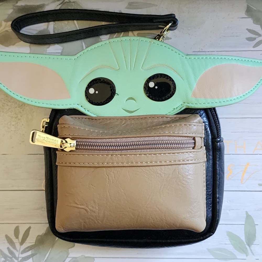 Loungefly Baby Grogu Wristlet Bag
